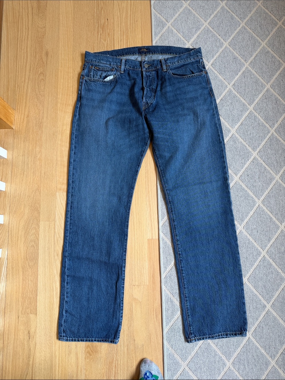 Polo by Ralph Lauren Men's classic Fit, button fly Jeans